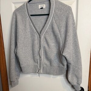 American Eagle Outfitters Women's Heather Gray Cardigan